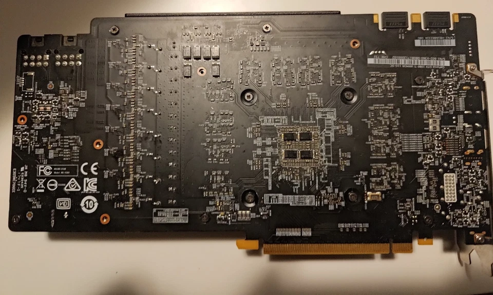 MSI GeForce GTX 1080Ti Armor OC Edition (11GB GDDR5X) [See Description] - Image 3 of 4