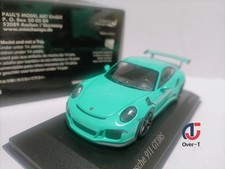 1:43 Minichamps Porsche sports car model Porsche 911 991 GT3 RS 2014 green