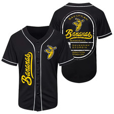 Lets go Savannah Bananas Adult  Youth Baseball Jersey Gift For Fans