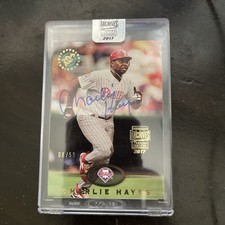 2017 Topps Archives Charlie Hayes Auto Philadelphia Phillies Baseball 08/55