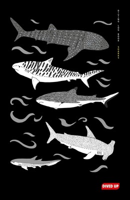 Diving Log Book | Sharks | Taschenbuch | Englisch | 2020 | Dived Up Publications