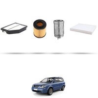 Hoffcar Set Service - 4 Filter Kompatibel Mit Kia Carens Iii 2.0 Crdi 103Kw D
