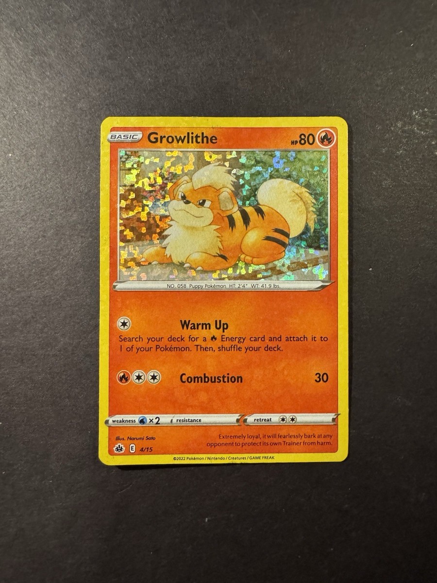growlithe pokemon card mcdonalds Growlithe - 4/15 004/015 Promo McDonald's Promos 2022