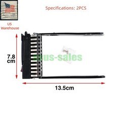 2pcs 500223-001 2.5"Hard Drive Tray SAS SATA for HP DL360 DL380 ML370 G5 G6 G7