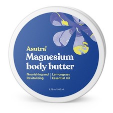 Magnesium Body Butter Lotion, 6.76 oz, Soothing Shea Butter  Almond Oil Mois...