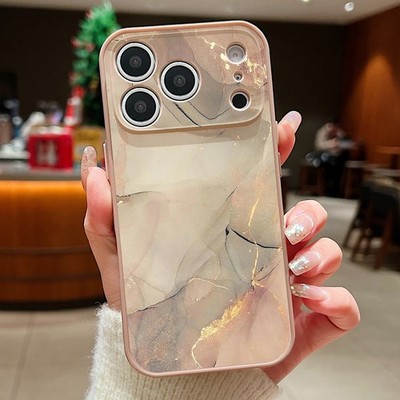 Marmor Magnet Hybrid Hart Schutz Hülle für iPhone 17 16 Pro Max 16 15 14 13 Case