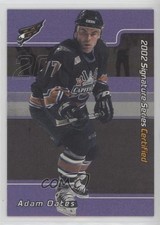 2001-02 ITG Be A Player Signature Series Certified Purple /50 Adam Oates HOF 2d8