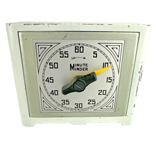 Vintage Minute Minder Lux Clock MFG CO Kitche...