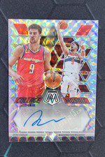 2022-23 Panini Mosaic Deni Avdija Collage Auto Silver Prizm #CM-AVD Wizards