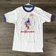 NWT 1986 Walt Disney World Mickey Mouse 15 Year Anniversary T-Shirt Size XL