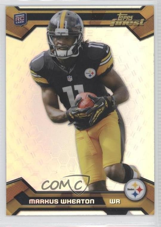 2013 Topps Finest Refractor Markus Wheaton #112 Rookie RC 1b9