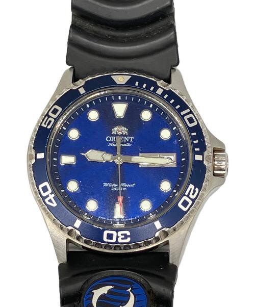 Orient Orient Automatic Wristwatch Navy Used Auth… - image 1