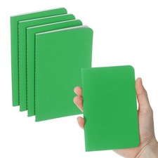 4 Pack A6 Notebook, A6 Journal Mini Notebook Pocket Kraft,Dark Green
