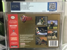 Legend Of Zelda Ocarina Of Time N64 Graded Complete In Box PSA 8.0 CIB Graded