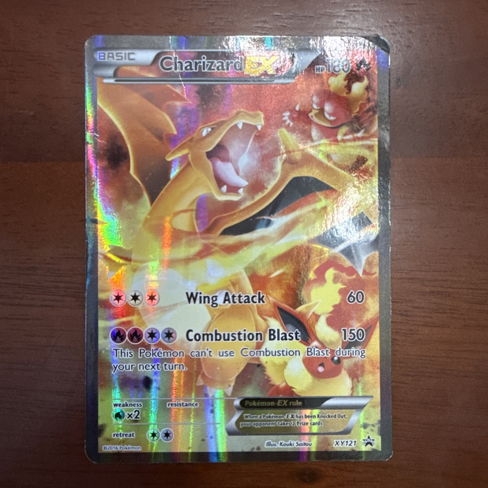 Charizard EX Holo Full Art XY121 Pokemon TCG XY Promo