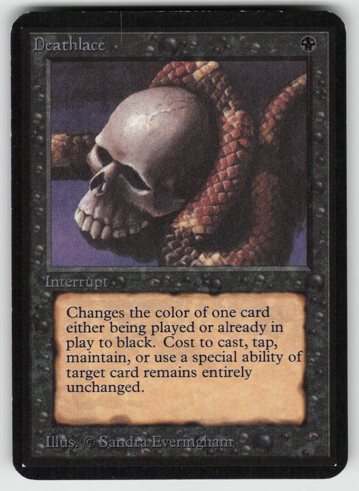 Deathlace Alpha Edition Rare MAGIC: THE GATHERING