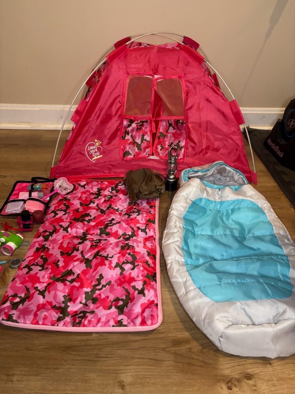 american girl doll camping set