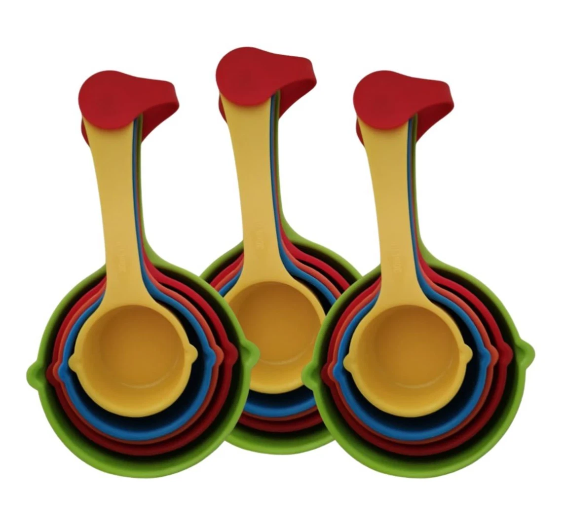 Measuring Cups Set Colorful Nesting Scoop Kitchen Baking Tools Measuring Spoon