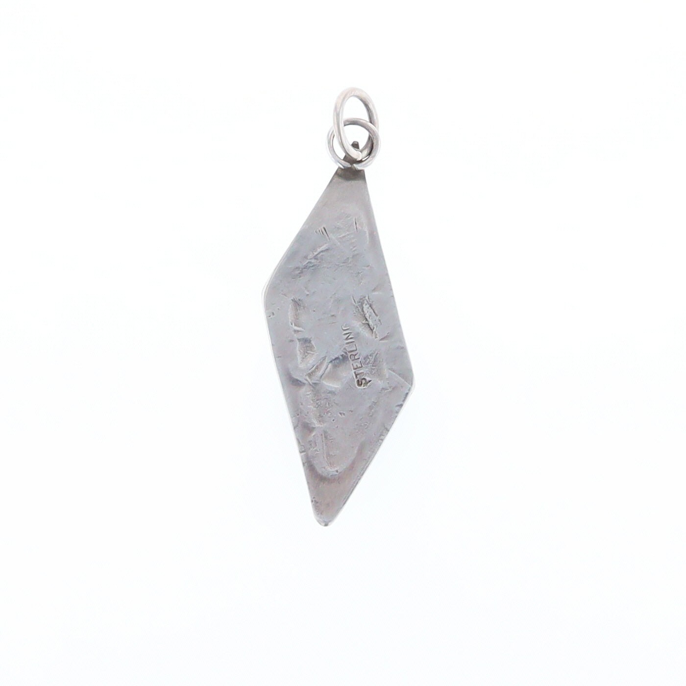 Silver Native Rectangle Overlay Pendant GV147413 - image 2