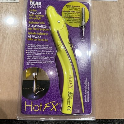 The BeadSmith Battery-Operated Vacuum Hot FX Crystal Applicator With Spotlight