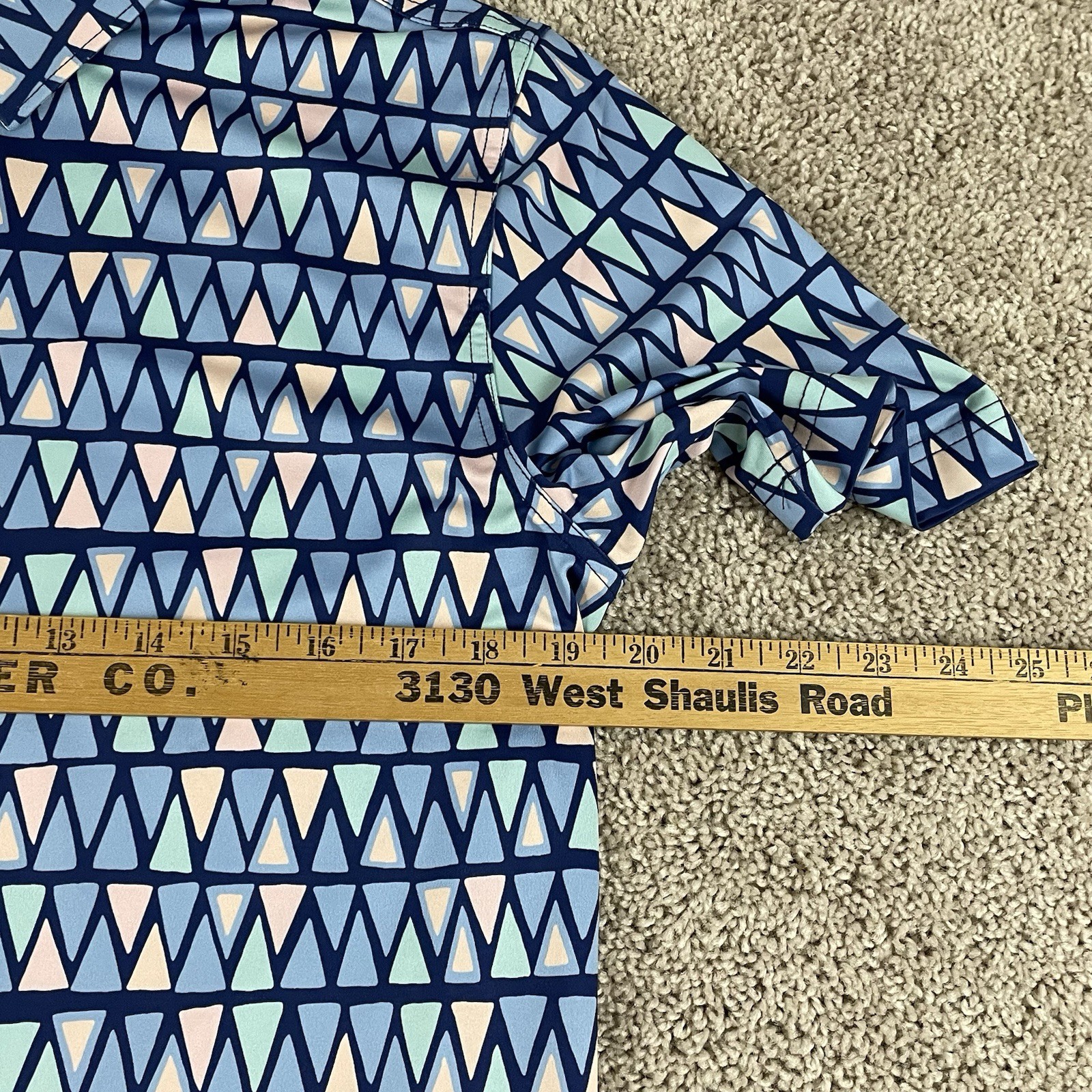 Chubbies Polo Shirt Mens Small Performance The Triangu-Later 2.0 Golf NWT T524