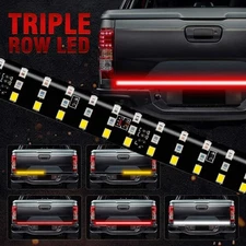 5 Modes 60" 432LED Truck Strip Tailgate Light Bar 3Row Reverse Brake Signal Tail
