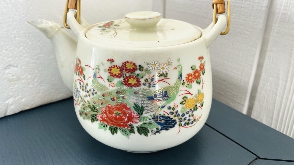 Asahi Peacock Tea Set Made In Japan With Original Box And Packing | eBay