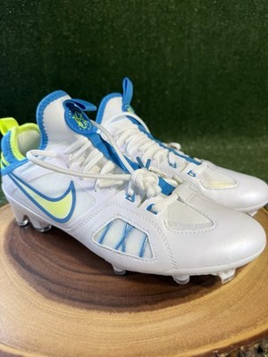 Nike Alpha Huarache 9 Varsity Lacrosse Cleats Size 9.5 Men's White FZ3620-100