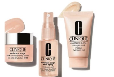  Clinique Moisture Surge Set 3-tlg. 100H Hydrator, Gesichtsspray,Overnight Mask