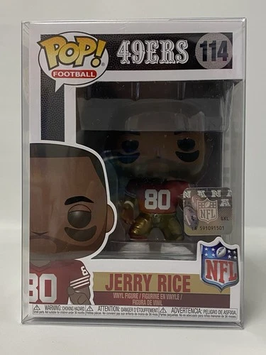 Funko Pop Football NFL Edition 49ers Jerry Rice #114 With Protector