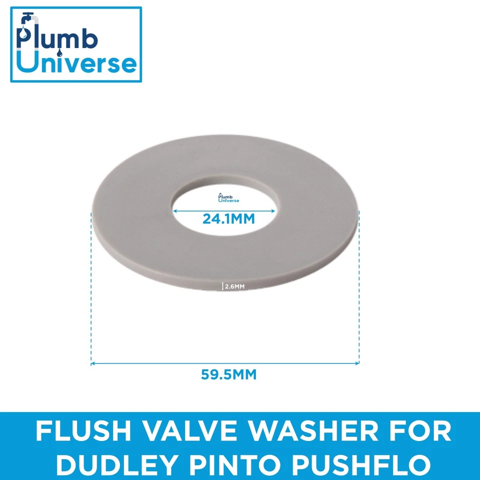 Dudley Pinto Pushflo Flush Valve Washer Base Seal Diaphragm