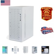 Stylish Mini PC Case: Micro ATX Compatibility with Enhanced Airflow Design