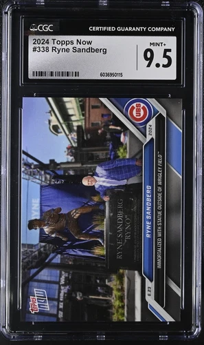 2024 Topps Now Ryne Sandberg #338 CGC 9.5