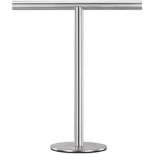 Brushed Finish Standing Towel Rack, Heavy Duty Base, Stainless Steel2957