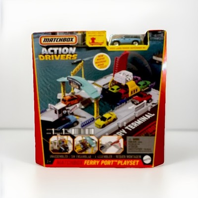 Matchbox Action Drivers Ferry Port Playset 1:64 Land Rover Adventure Series