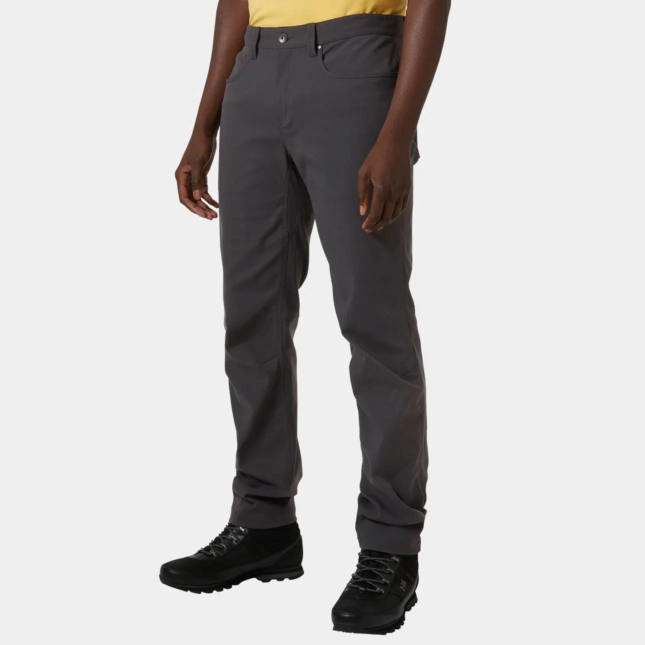 Helly Hansen Holmen 5 Pocket Pants Men's L Grey Stretch Camp Outdoor Hiking NWT