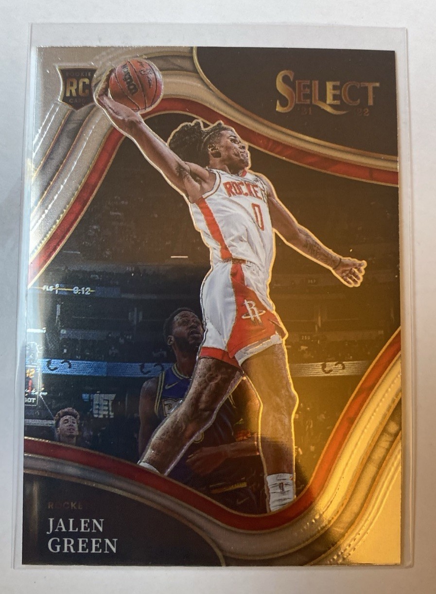 2021-22 Panini Select Jalen Green #234 Rookie RC Courtside Houston Rockets