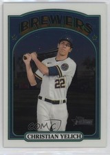 2021 Topps Heritage Chrome 341/999 Christian Yelich #251 x5u