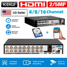 1080P 4/8/16 Channel Security Recorder DVR TO 5MP Hybrid AHD/TVI/IP Analog Cam