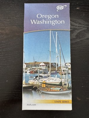 AAA Road Map-The Map of Oregon and Washington-State Series-2014