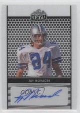 2024 Leaf Metal Collective White Shimmer 1/1 Jay Novacek #LA-JN1 Auto 1c0k