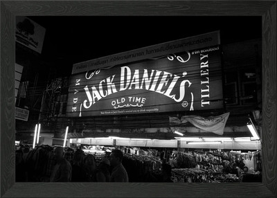 Jack Daniels Launch Gerahmtes Wandbild Poster Leinwanddruck Bild