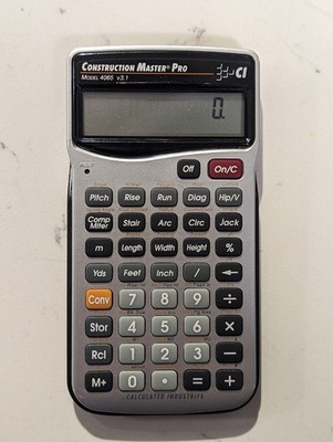 Calculated Industries Construction Master Pro 4065 v3.1 Financial Calculator