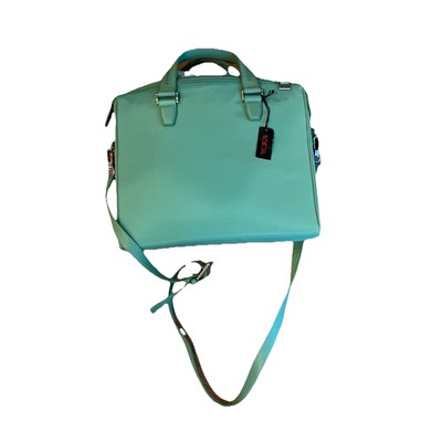 TUMI Green Ballistic Padded Nylon Laptop/tablet Carry-On Case, 13'' New With Tags