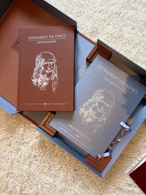 Leonardo da Vinci Zeichnungen gebunden Deutsch limitierte Auflage Windsor Castle