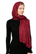 Rectangular Chapel Veil Scarf Catholic Church Veils Mantilla Wrap Shawl Mass ...