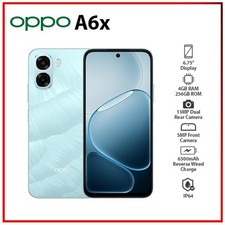 NEW OPPO A6x 4GB+256GB BLUE Global Ver. Dual SIM Unlocked Android Mobile Phone