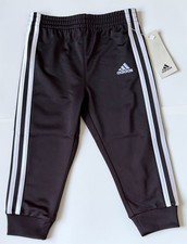 adidas Boys 3-Stripes Jogger Pants Black Size 2T New With Tags