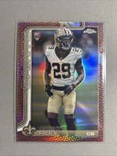 Topps 2025 Chrome Rookie Quincy Riley #369 Saints RC Football Pigskin Parallel