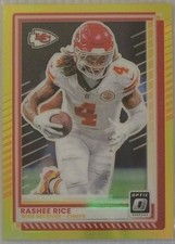 2025 Donruss Optic #179 Rashee Rice Neon Yellow #/15